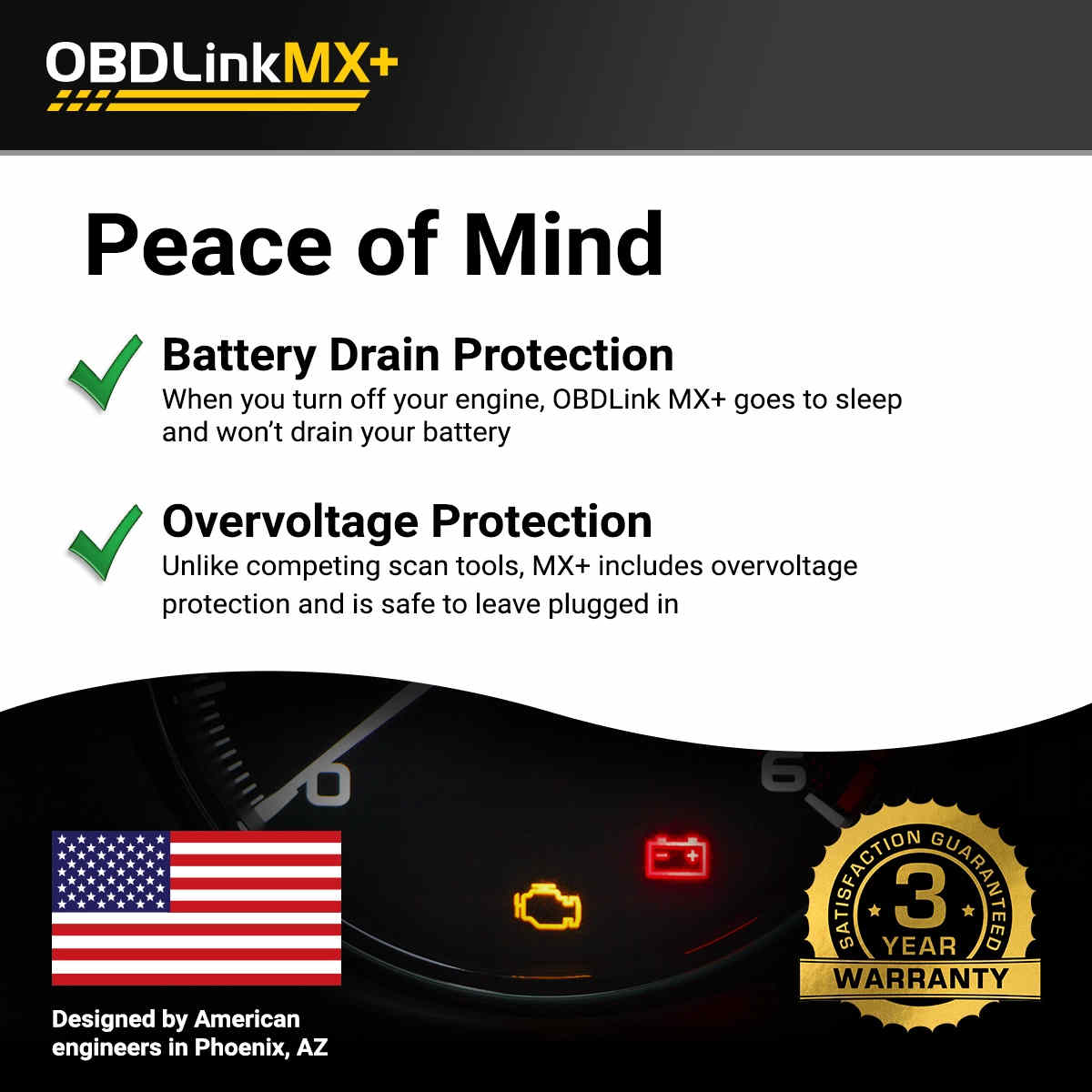 OBDLink MX+ Professional Bluetooth OBD2 Scan Tool For iPhone, iPad, Android & Windows