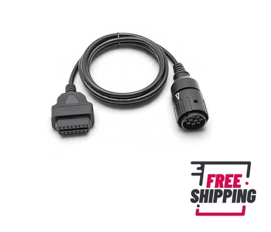 BMW Motorcycle 10-Pin to OBD2 Adapter Cable